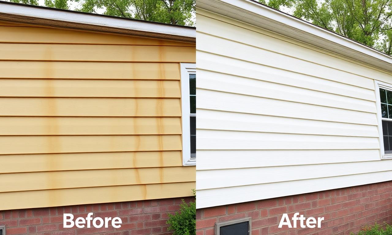 House Washing before — Stucco exterior